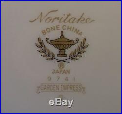 Set of 13 Noritake Garden Empress Fine Bone China Salad Plates Mint