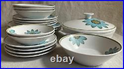 Set of 19 Noritake Progression China UP-SA DAISY Pattern 9001 Japan