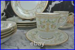Set of 24 Pieces of Noritake Long Ago Pattern 6 Dinnerware for 4
