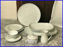 Set of 44 Noritake Whitebrook 6441 Fine China