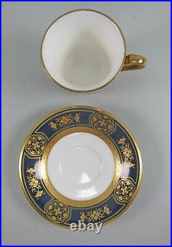 Set of 4 Noritake China IMPERIAL CREST Cup & Saucer Sets+ Extra Saucer