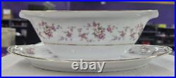 Set of 56 Pieces Noritake Charmaine Floral Gold Trim #5506 China 1950s 1960s