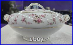 Set of 56 Pieces Noritake Charmaine Floral Gold Trim #5506 China 1950s 1960s