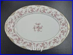 Set of 56 Pieces Noritake Charmaine Floral Gold Trim #5506 China 1950s 1960s