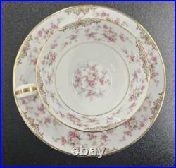 Set of 56 Pieces Noritake Charmaine Floral Gold Trim #5506 China 1950s 1960s