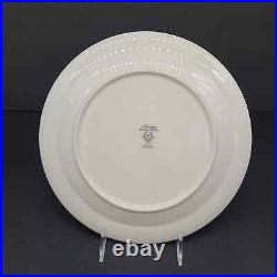 Set of 6 Noritake Ivory China SUMMER EVE Platinum 7163 10.5 Dinner Plates Japan