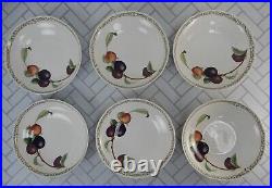 Set of 6 Noritake Royal Orchard 7- 5/8 Coupe Soup Bowls Primachina # 9416 Japan