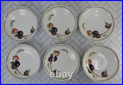 Set of 6 Noritake Royal Orchard 7- 5/8 Coupe Soup Bowls Primachina # 9416 Japan