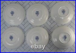 Set of 6 Noritake Royal Orchard 7- 5/8 Coupe Soup Bowls Primachina # 9416 Japan
