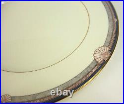 Set of 8 Noritake Stanford Court Shell Pattern Fine Bone China Dinner Plates