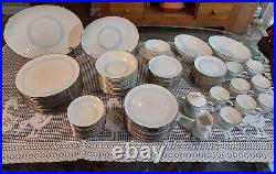 Stunning Noritake Ivory China Dinnerware Set, Celia 7086, 12-Person Setting