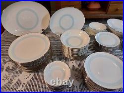 Stunning Noritake Ivory China Dinnerware Set, Celia 7086, 12-Person Setting