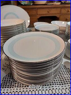 Stunning Noritake Ivory China Dinnerware Set, Celia 7086, 12-Person Setting