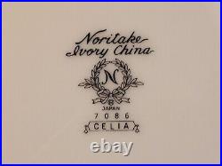 Stunning Noritake Ivory China Dinnerware Set, Celia 7086, 12-Person Setting