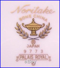 Stunning Set Of 6 Noritake Bone China 9773 Palais Royal 10 3/4 Dinner Plates 1