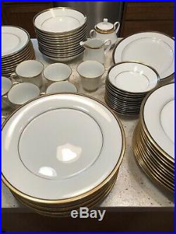 Stunning Set Of Noritake Elysee China 102 Pieces Service For 12