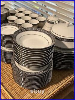 Stunning Set Of Noritake Porcelain 102 Pieces Segovia See Description