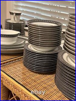 Stunning Set Of Noritake Porcelain 102 Pieces Segovia See Description