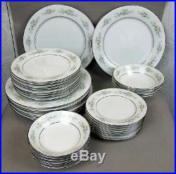 Superb vintage Noritake MELISSA fine china Dinner Service Set for 8. Plates etc