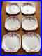 VINTAGE NORITAKE #315 AZALEA DISH SET (6) Square Plates, Hand Painted