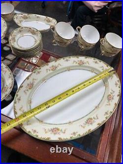 VINTAGE NORITAKE CHINA M CLINTONIA 83368 JAPAN 46 piece platter gravy sugar