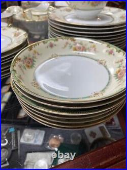 VINTAGE NORITAKE CHINA M CLINTONIA 83368 JAPAN 46 piece platter gravy sugar