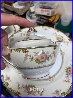 VINTAGE NORITAKE CHINA M CLINTONIA 83368 JAPAN 46 piece platter gravy sugar