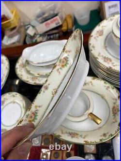 VINTAGE NORITAKE CHINA M CLINTONIA 83368 JAPAN 46 piece platter gravy sugar