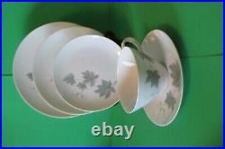 VINTAGE NORITAKE CHINA WILD IVY #102 4-5 pc PLACE SETTING (24 pc TOTAL)