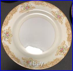 VINTAGE NORITAKE M JAPAN 9 PIECE PLACE SETTING 1930 Bone China Fine Dish #232