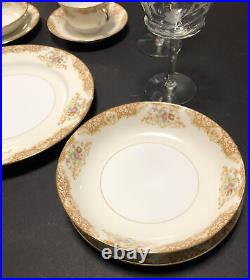 VINTAGE NORITAKE M JAPAN 9 PIECE PLACE SETTING 1930 Bone China Fine Dish #232