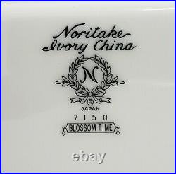 VINTAGE Noritake Ivory China Dinnerware BLOSSOM TIME #7150 JAPAN Piece Set