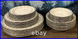 VTG Noritake Margaret Fine China 6243 Dinner Plates And Bowls Set Lot Of 25