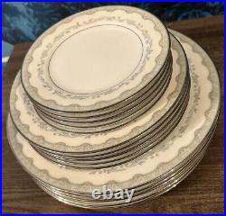 VTG Noritake Margaret Fine China 6243 Dinner Plates And Bowls Set Lot Of 25