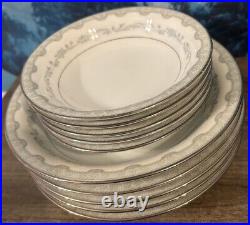 VTG Noritake Margaret Fine China 6243 Dinner Plates And Bowls Set Lot Of 25
