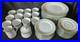 VTG Noritake Vienne 6885 China 12 Service (51 Pcs.) Light Green Floral Pattern