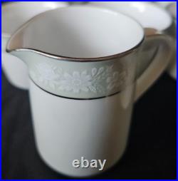VTG Noritake Vienne 6885 China 12 Service (51 Pcs.) Light Green Floral Pattern