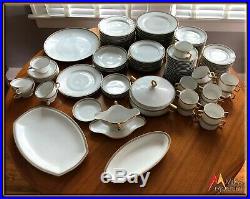 Vintage 1900 Estate China Set 117 Pc. Serve White 10 Heinrich H & Co. Imperial