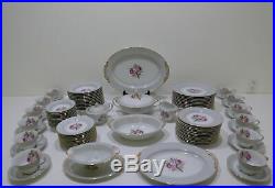 Vintage 1950s Noritake Japan Margarita China Dinnerware Set For 12 92 Pieces