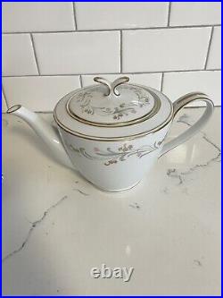 Vintage 1959-64-Noritake China Tea Set-Claridge-Teapot-sugar Bowl-2 Cups