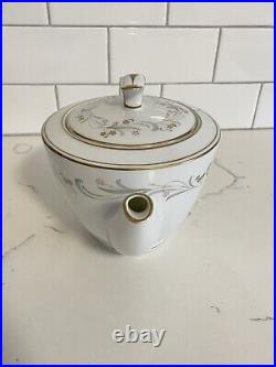 Vintage 1959-64-Noritake China Tea Set-Claridge-Teapot-sugar Bowl-2 Cups