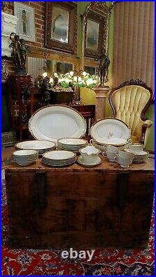 Vintage (34) Piece Noritake China #4985 Goldkin 5 Place Setting