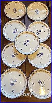 Vintage 55 Pc Noritake Keltcraft Ireland BLUE CHINTZ China Dinnerware Set RARE