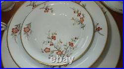 Vintage China Dinnerware set Brenda by M NORITAKE s/6 Hostess Pieces 1948 37pc