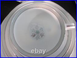 Vintage China Dinnerware set Lucille by NORITAKE mostly service 4 Platinum 28pc