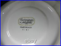 Vintage China Dinnerware set Marywood NORITAKE s/8 hostess pcs 67 pcs platinum