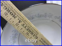 Vintage China Dinnerware set Marywood NORITAKE s/8 hostess pcs 67 pcs platinum