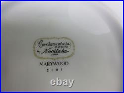 Vintage China Dinnerware set Marywood NORITAKE s/8 hostess pcs 67 pcs platinum