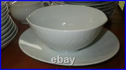 Vintage China Dinnerware set Snowden NORITAKE White Fine China ca1962 ser 8+ 73p