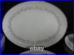 Vintage Fine China Dinnerware Set Marquis by Noritake s/4 hostess pcs 1965 #7540